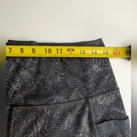 Danskin Women's High Rise Leggings Size L Color Black Gray - Picture 3 of 6